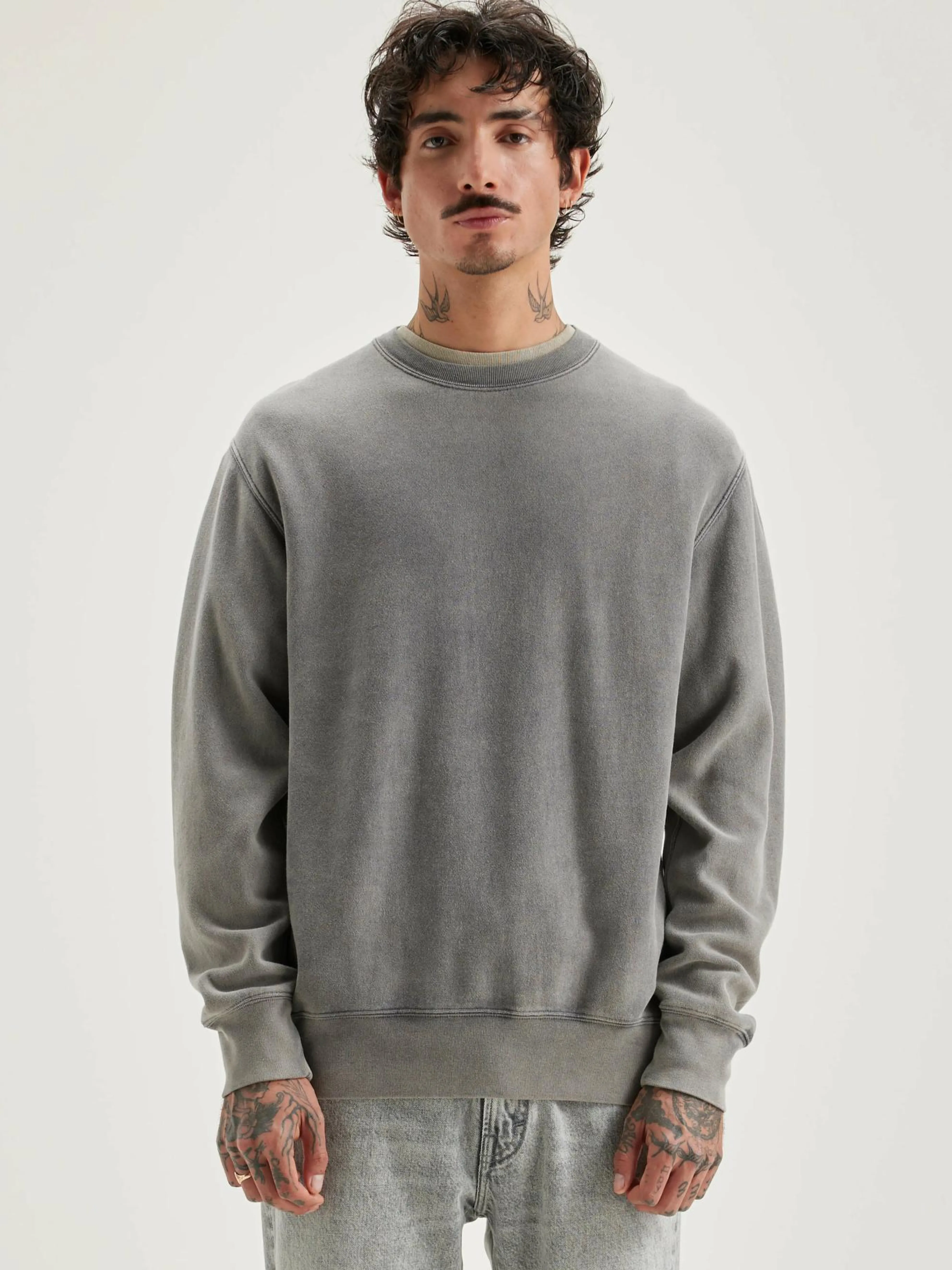 Flake Ronde Hals Sweatshirt