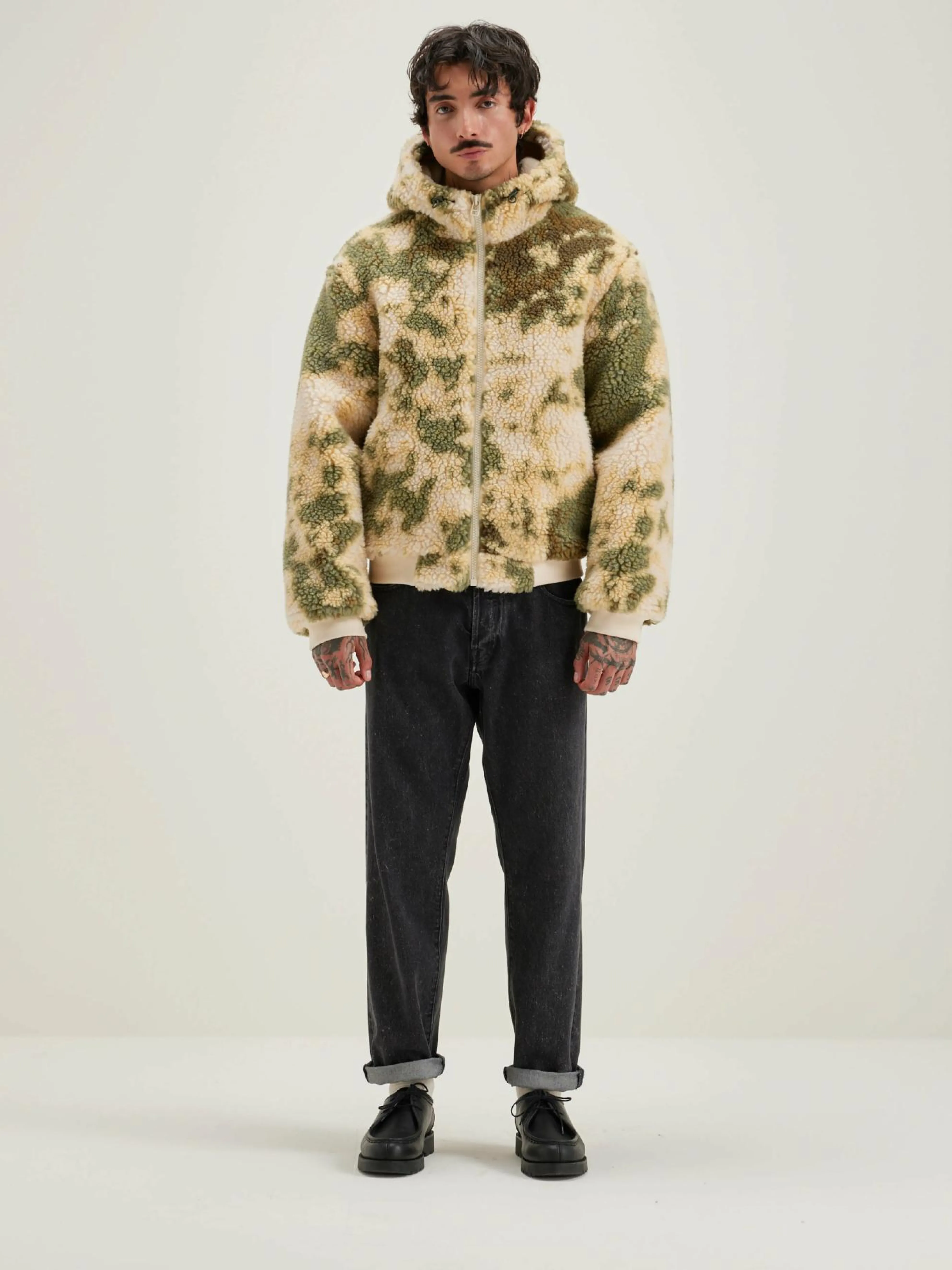 Jake Teddy Hoodie Met Rits