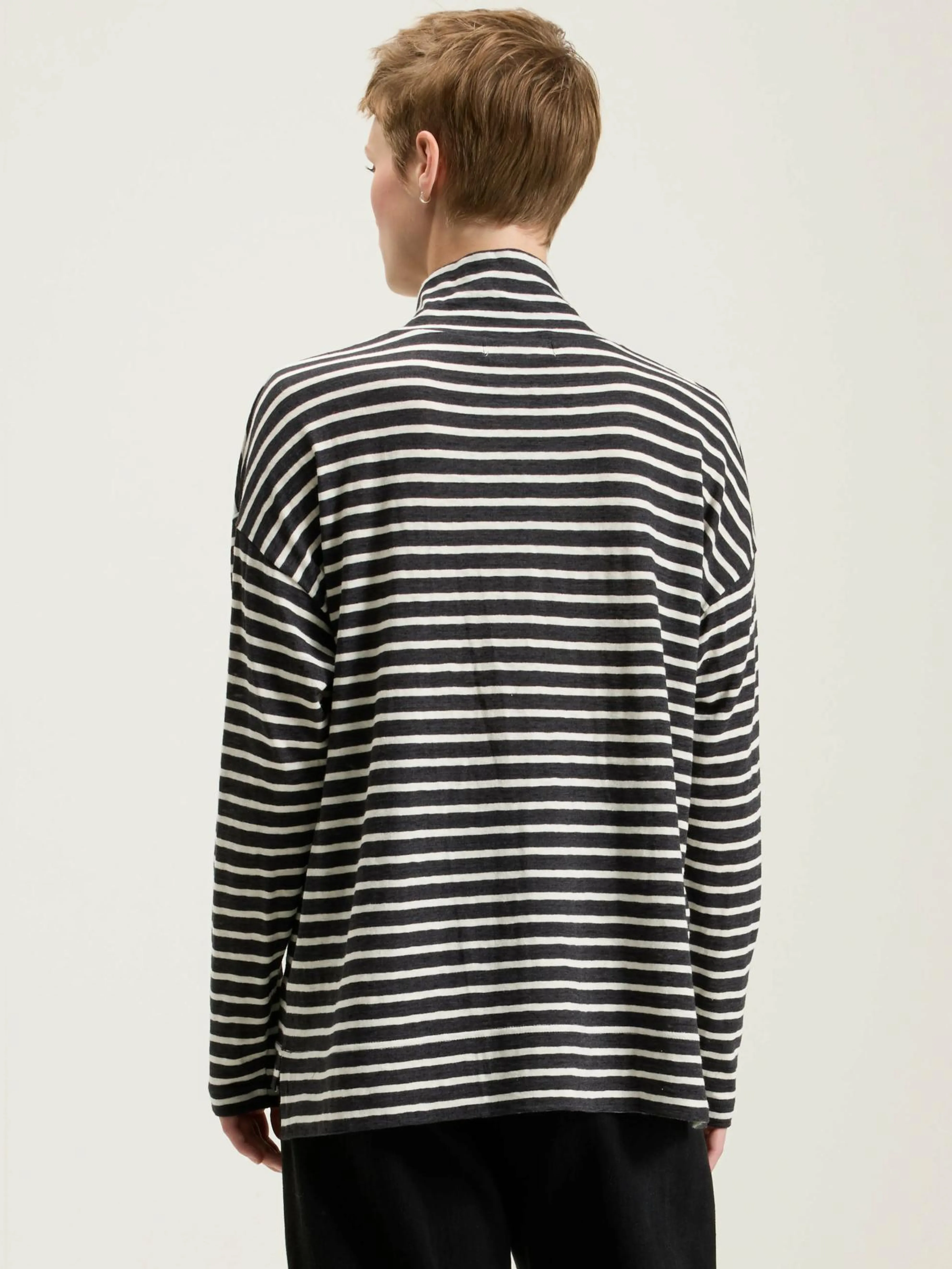 SARAHWEAR Foggy Gestreepte Coltrui T-shirt